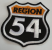 Патч для одежды "Регион 54", вышивка